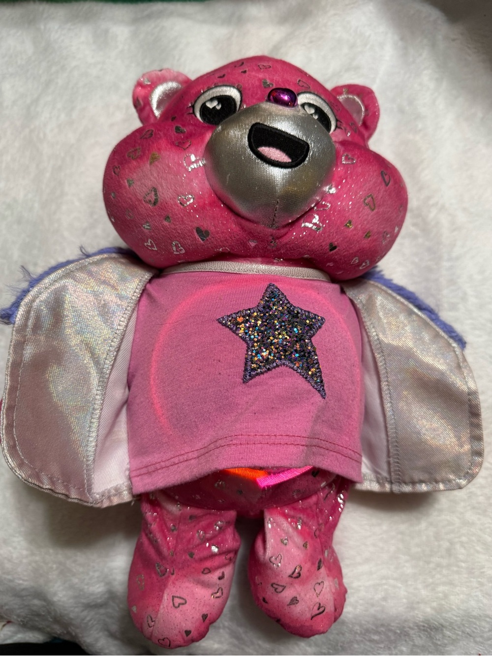 Care Bears Cheer Bear Collector’s Edition Interactive Light Up Rainbow Belly